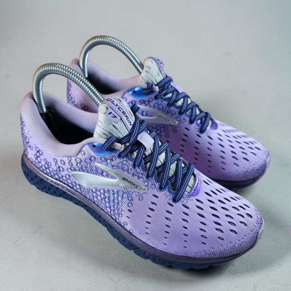 Brooks Glycerin 17 Purple Violet Women's Running Shoes Size 7.5 B Sneakers New